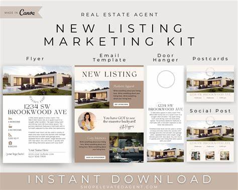 full service Realtor marketing kit with professional listing materials