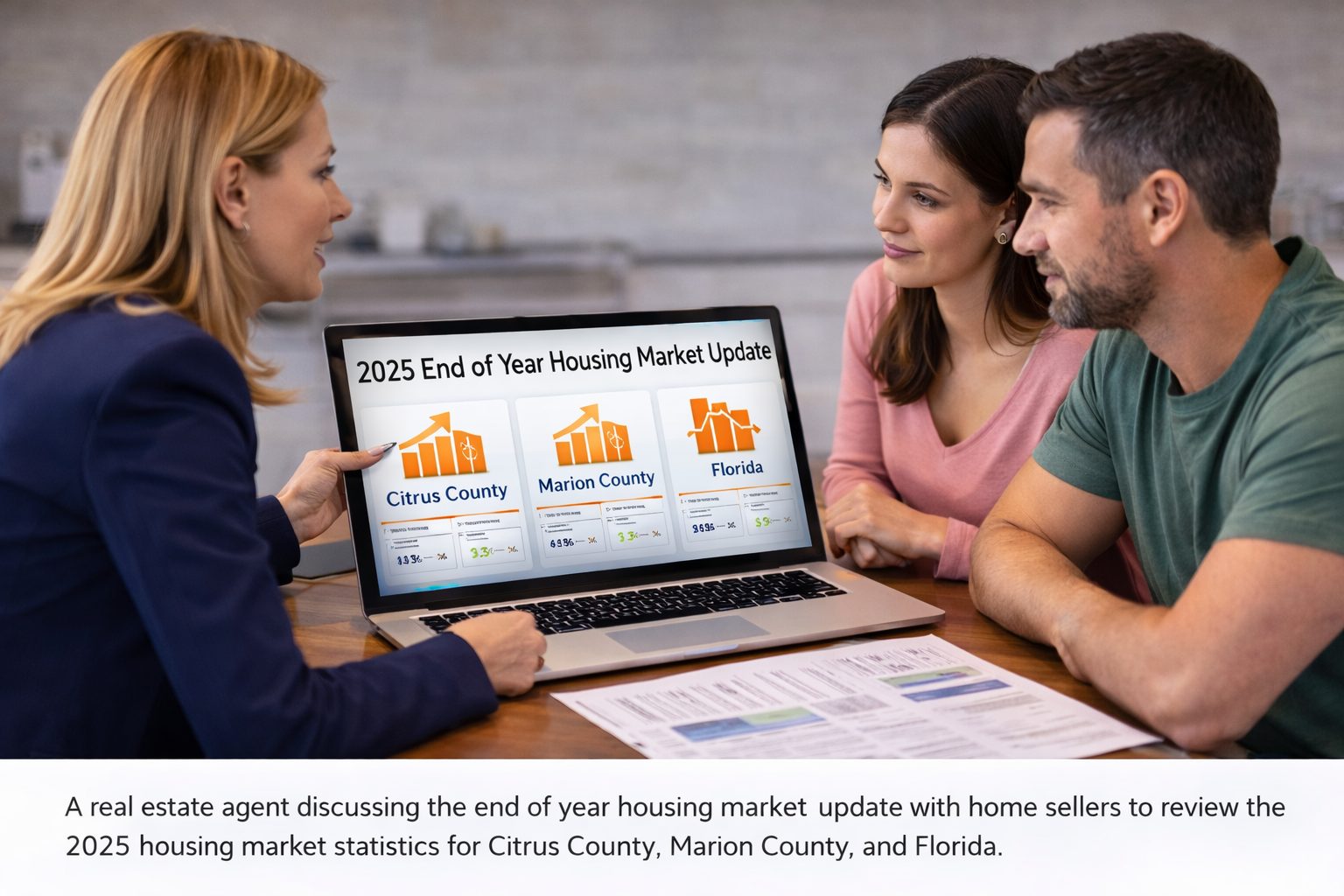 end of year housing market update for Citrus County Marion County and Florida