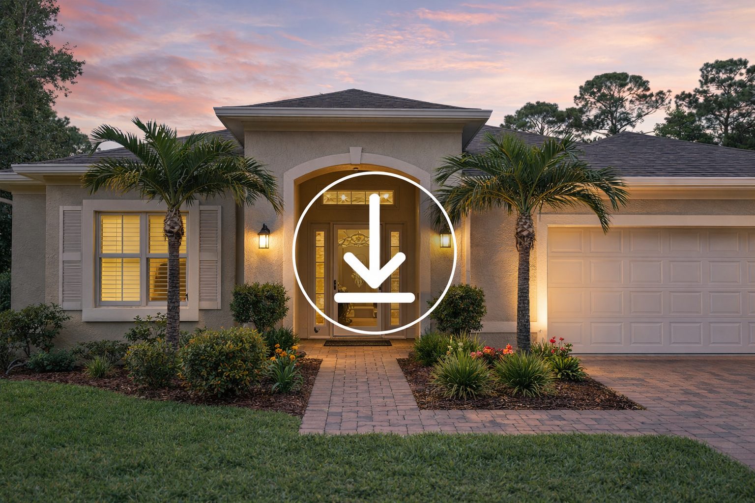 Beautiful Citrus County home exterior with landscaping representing what makes a home sell faster