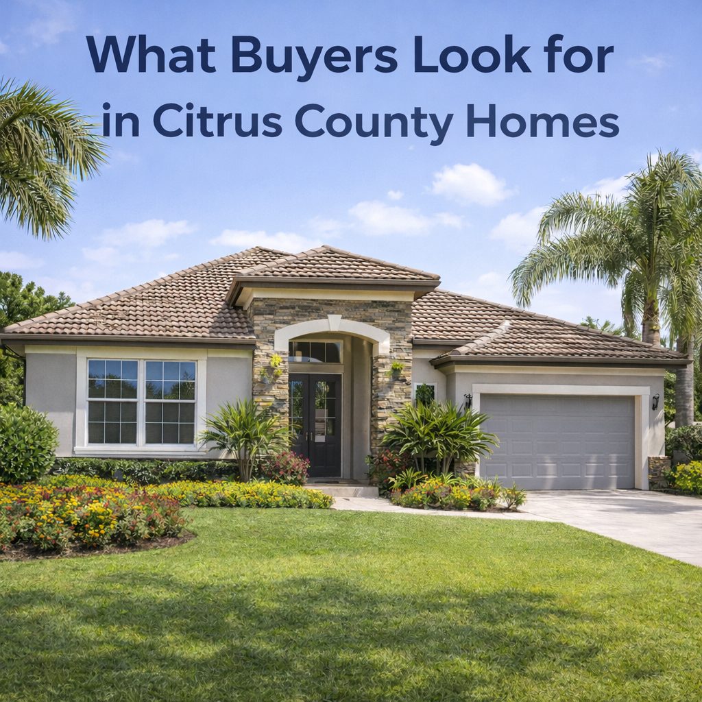 buyers look for Citrus County homes exterior Florida