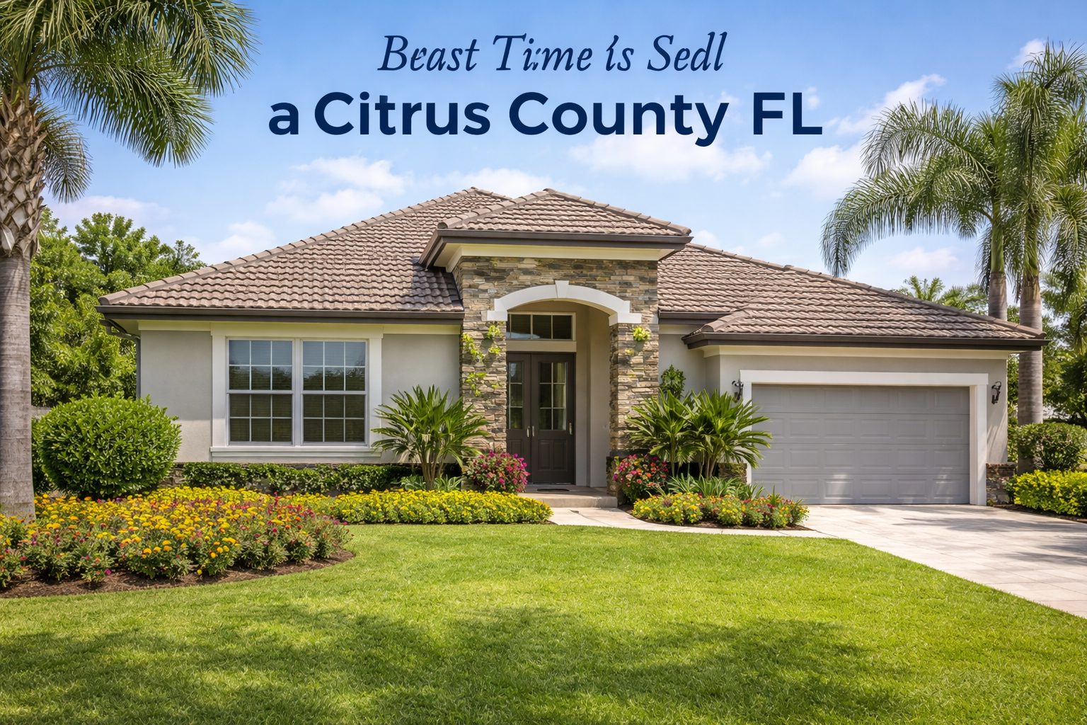 best time to sell a home in Citrus County Florida exterior