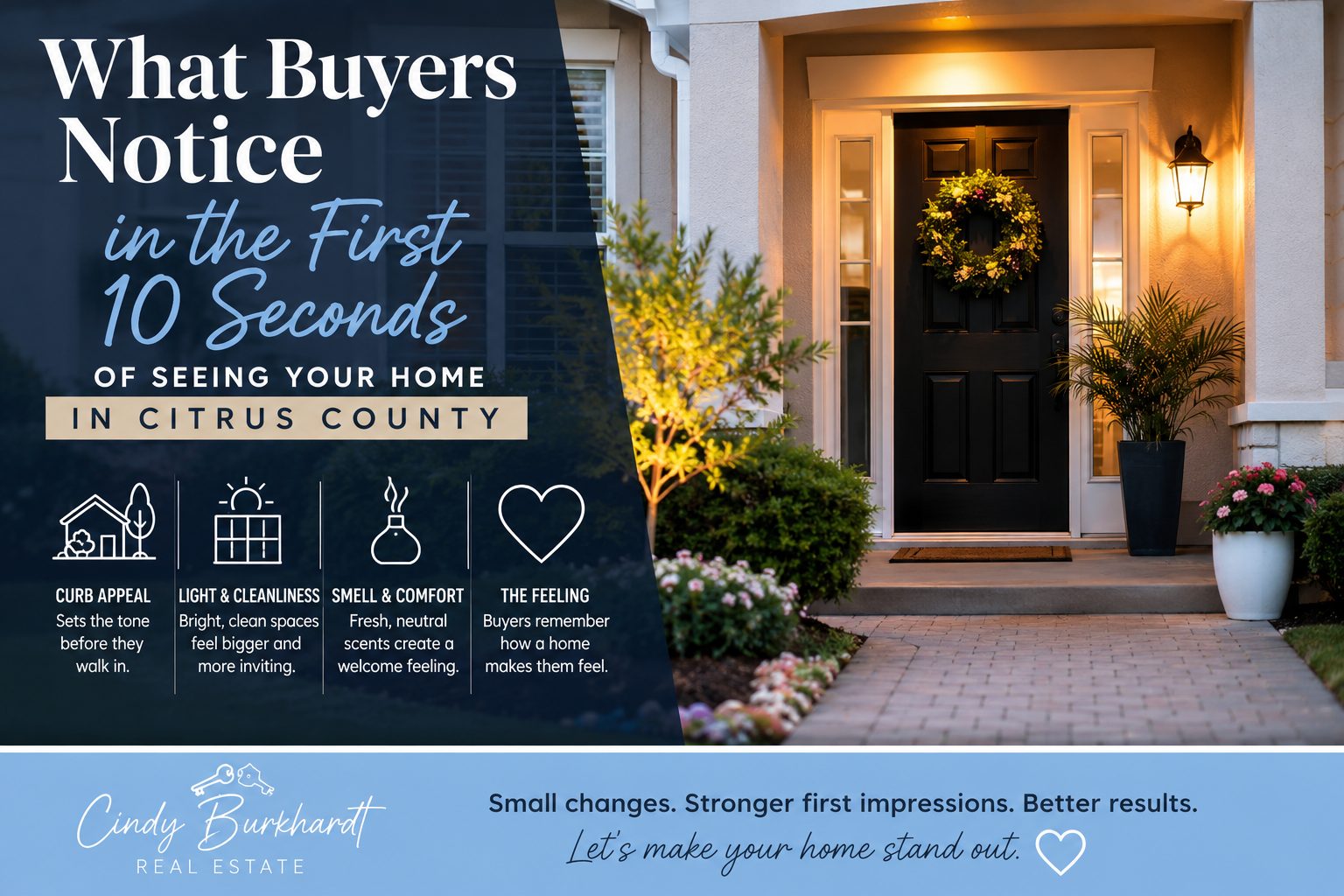 What buyers notice in a home in Citrus County first impressions for sellers